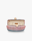 Akna Woven Ombre Straw Clutch Bag