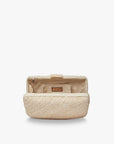Carmen Woven Straw Clutch Bag