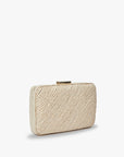 Carmen Woven Straw Clutch Bag