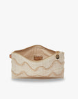 Irma Straw Pouch Wristlet Bag