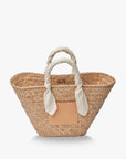 Marlow Straw Scarf Tote Bag