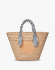 Marlow Straw Scarf Tote Bag