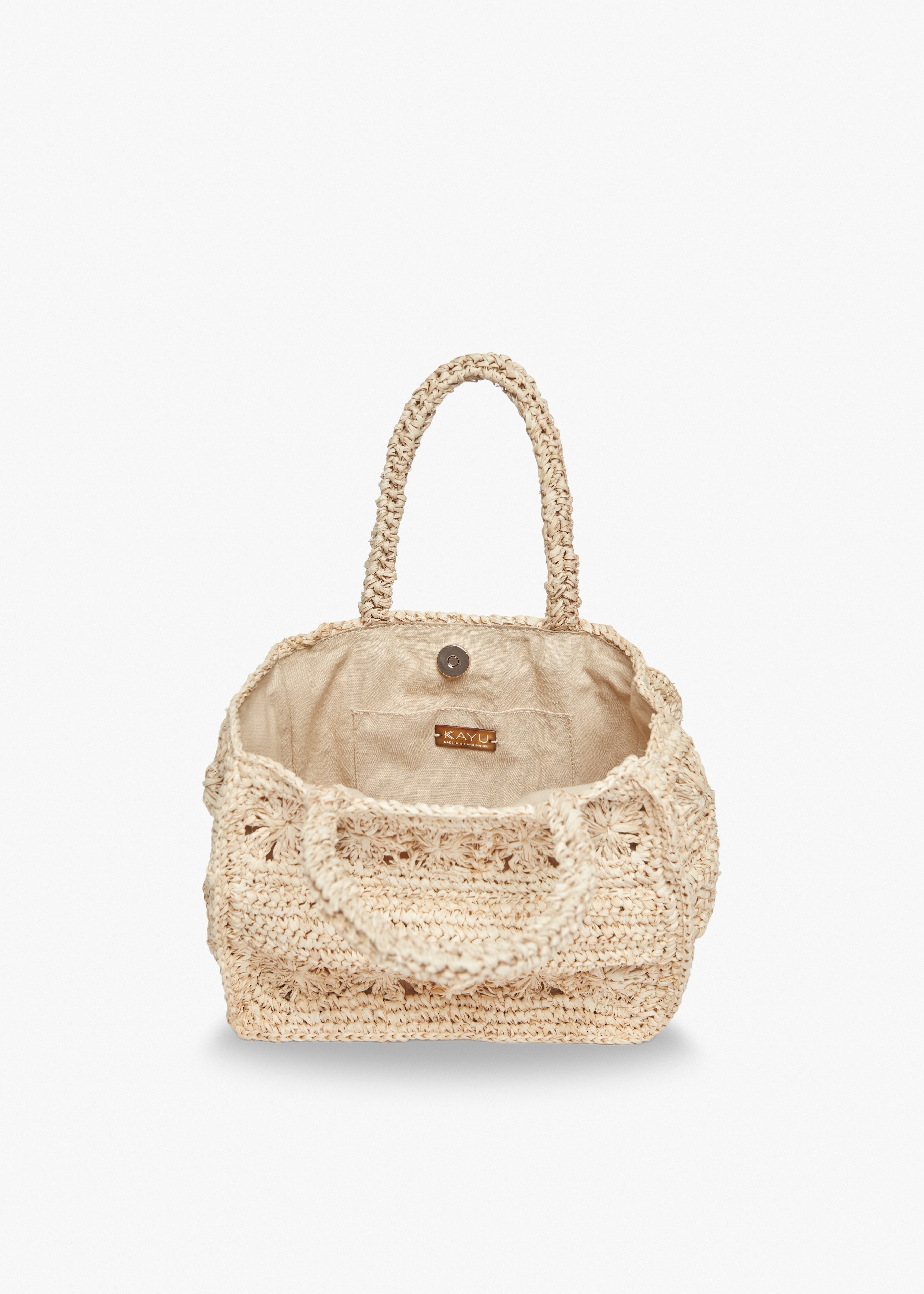 Mini Amina Straw Tote Bag – Kayu