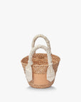 Mini Marlow Straw Scarf Tote Bag