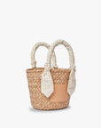 Mini Marlow Straw Scarf Tote Bag