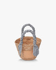Mini Marlow Straw Scarf Tote Bag
