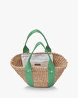 Mini Toci Straw Tote Bag