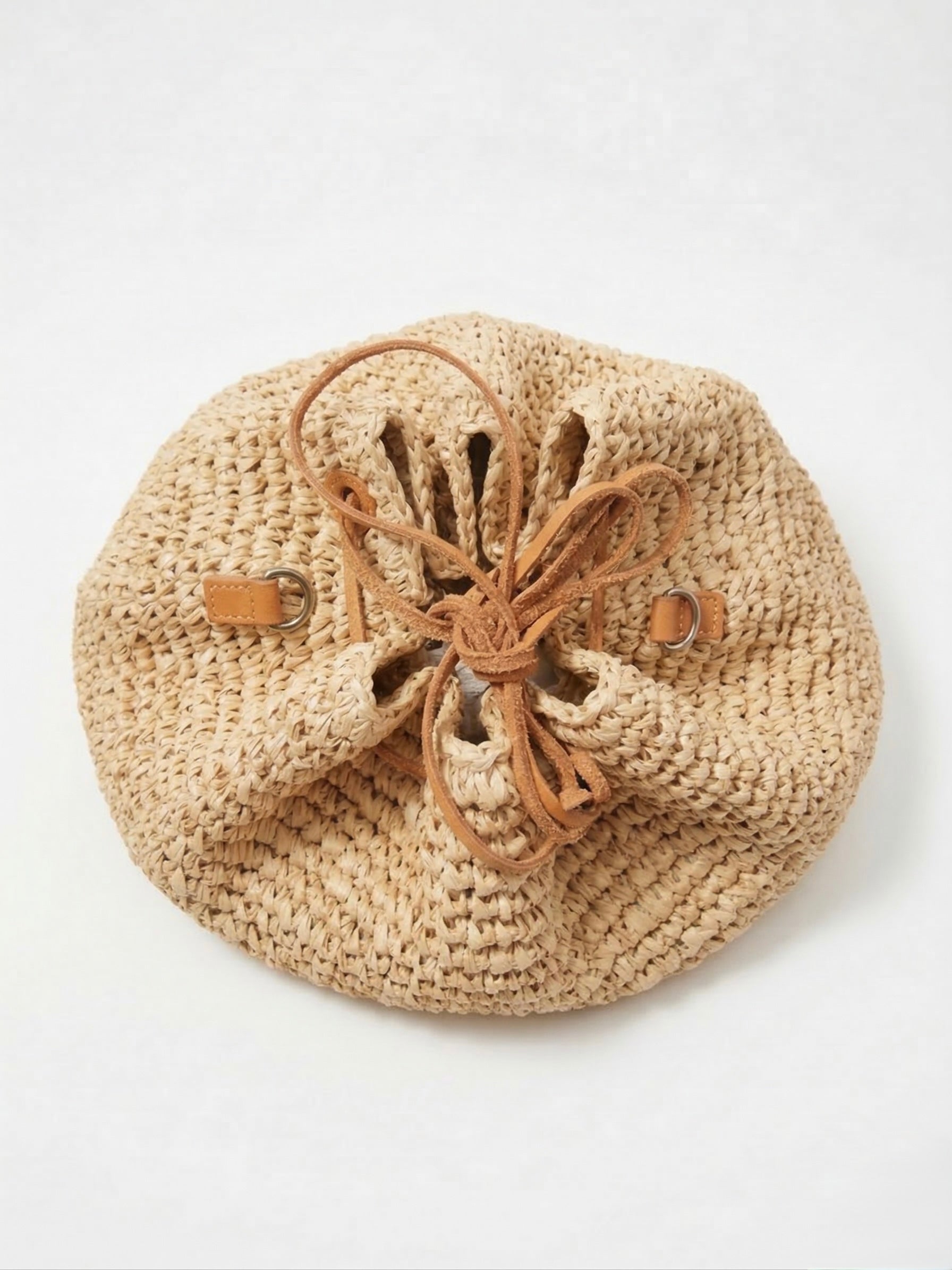 Canary Straw Drawstring Bag – Kayu