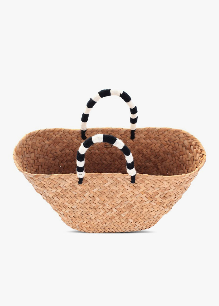 セレブ愛用ブランドKAYU カユ pom pom かごバッグ Straw Beach Bag | Kayu
