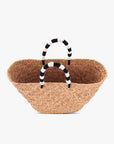 St Tropez Pom Pom Straw Tote