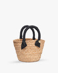 Mini Rosie Ribbon Straw Tote