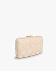 Cosette Woven Straw Clutch Bag