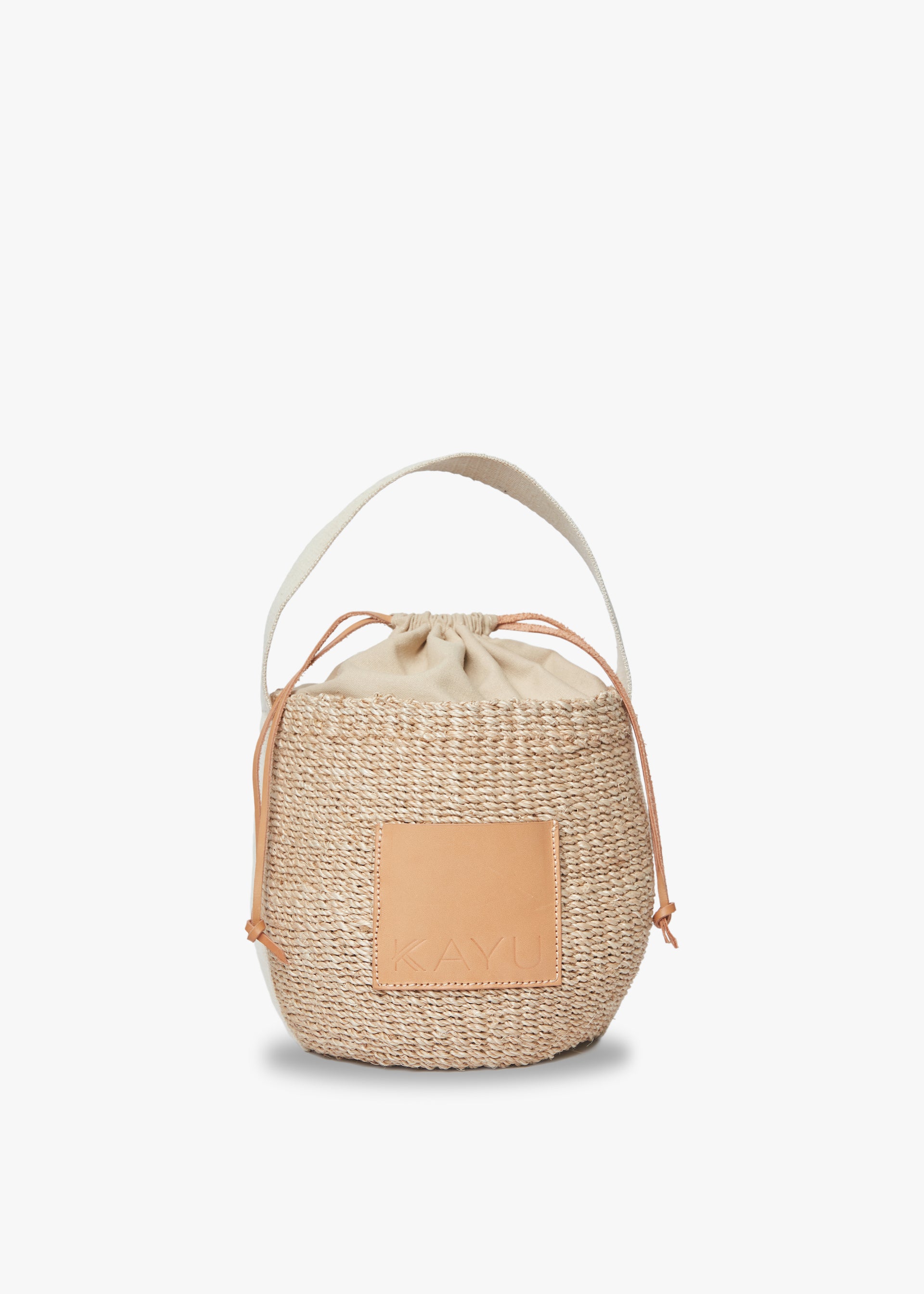 Mila Straw Bucket Bag – Kayu