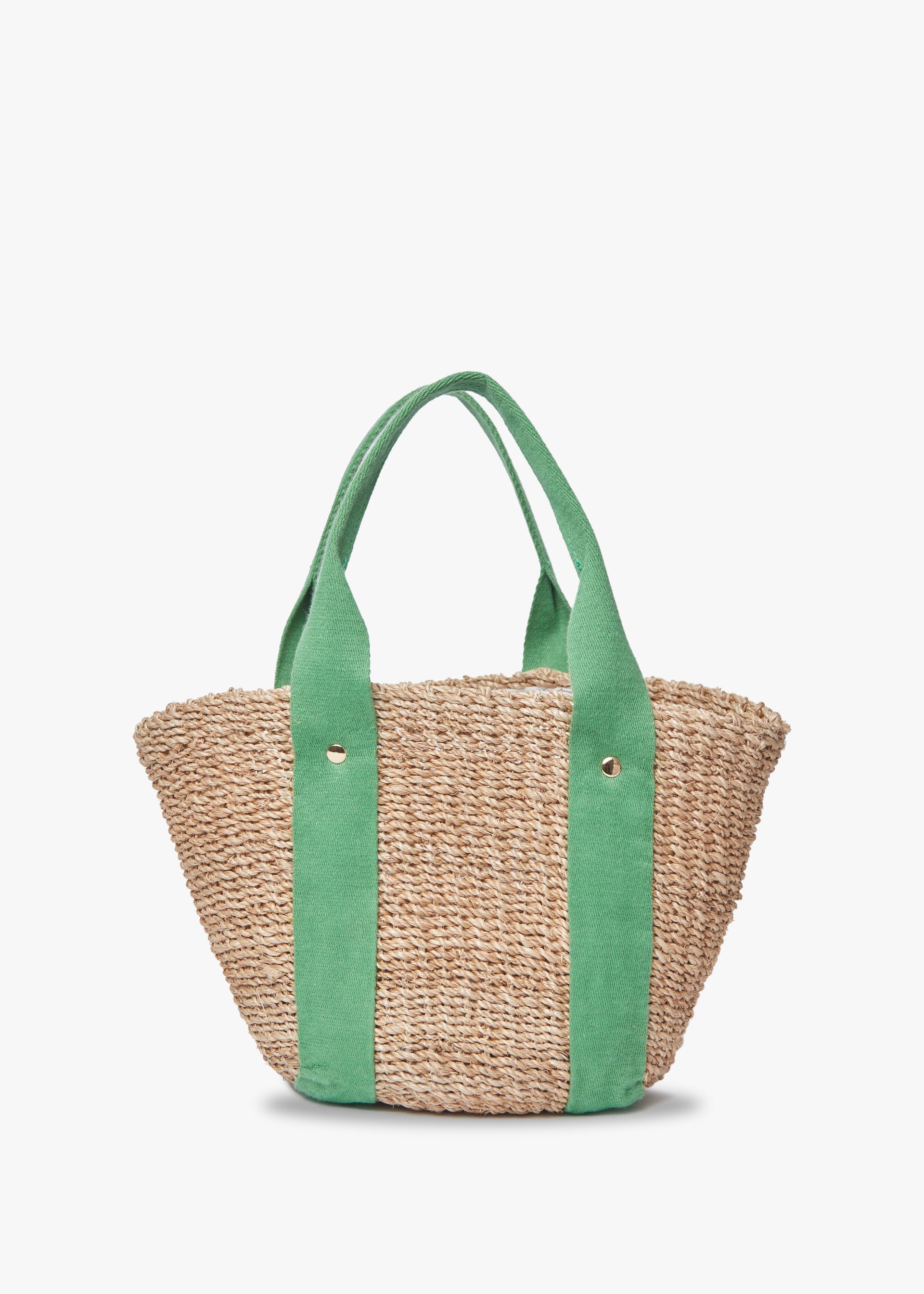 Mini Toci Straw Tote Bag – Kayu