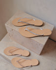 Milos Vegetable Tanned Leather Sandal