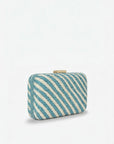 Carmen Woven Straw Clutch Bag