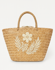 Lotus Straw Tote