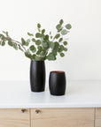 Ansel Handcrafted Wood Vase