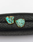 Jen clutch with turquoise stone