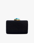 Jen clutch with turquoise stone