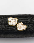 Jen clutch with white Stone