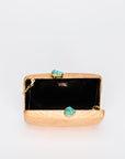 Jen clutch with Turquoise Stone