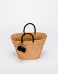 St Tropez Pom Pom Straw Tote